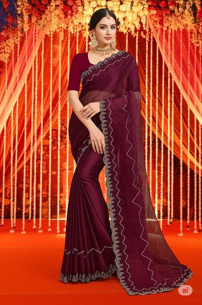 Jimmy Choo-Inspired Premium Soft Fabric Combo Sarees – Buy 2 in One Deal