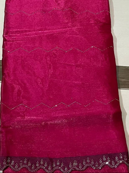 Jimmy Choo-Inspired Premium Soft Fabric Combo Sarees – Buy 2 in One Deal