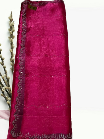 Jimmy Choo-Inspired Premium Soft Fabric Combo Sarees – Buy 2 in One Deal